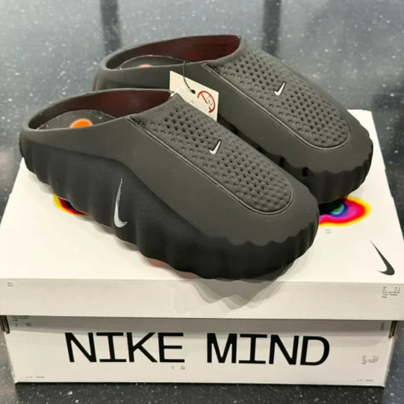 Nike Mind 001 Slide Black Chrome