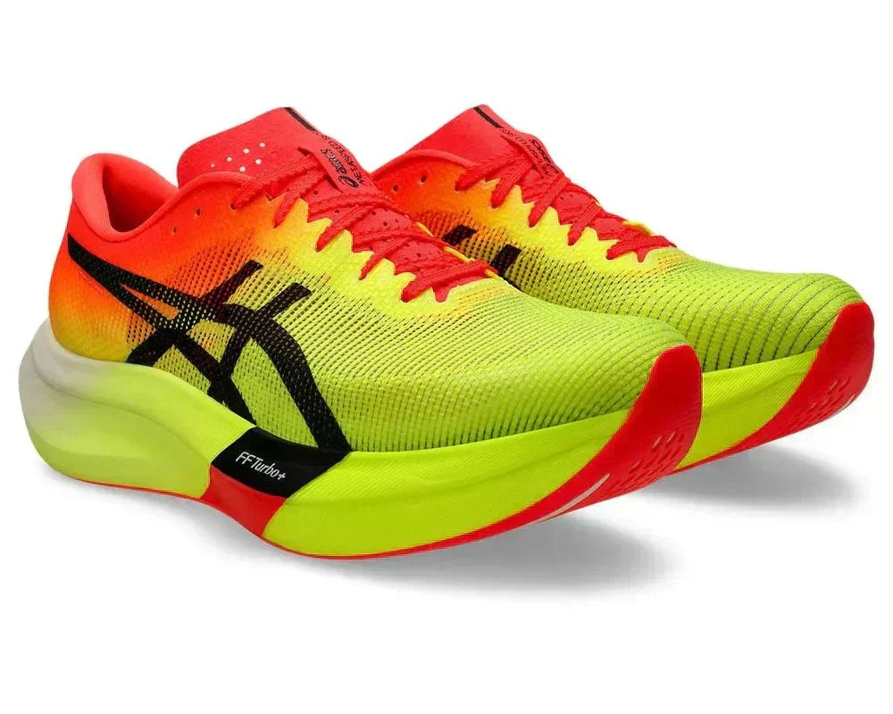 Tênis Asics Metaspeed Sky Paris Verde/Laranja
