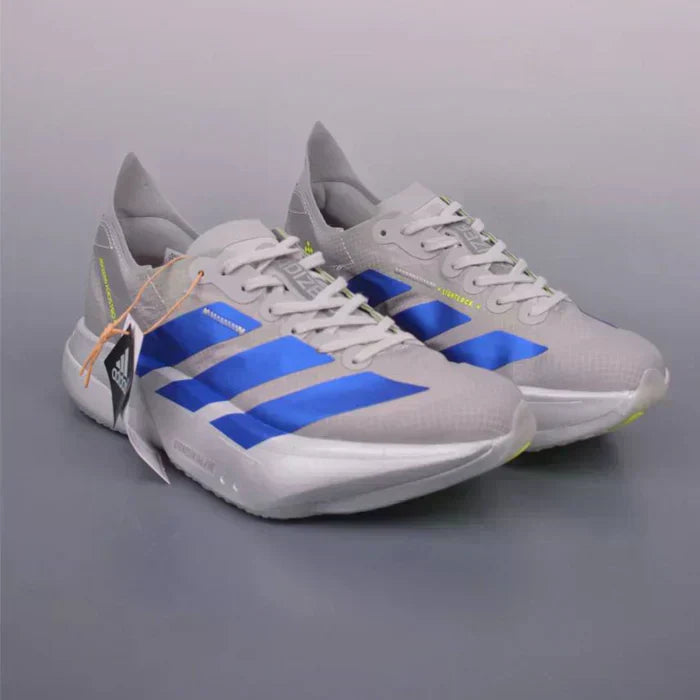 Adidas Adizero Adios Pro 4 - Cinza Metalico/Azul