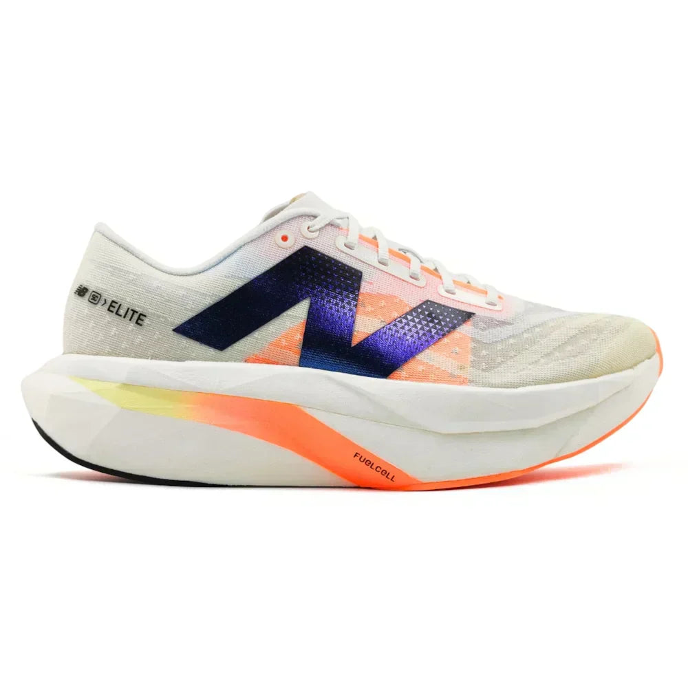 Tênis New Balance FuelCell Supercomp Elite V4 - Bege/Laranja