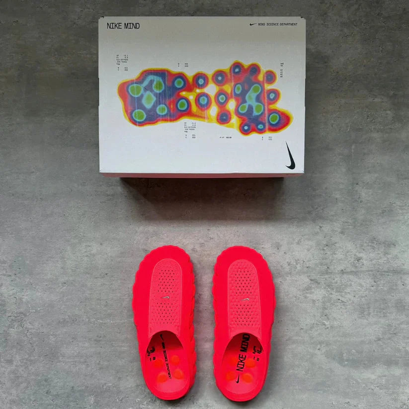 Nike Mind 001 Slide Solar Red
